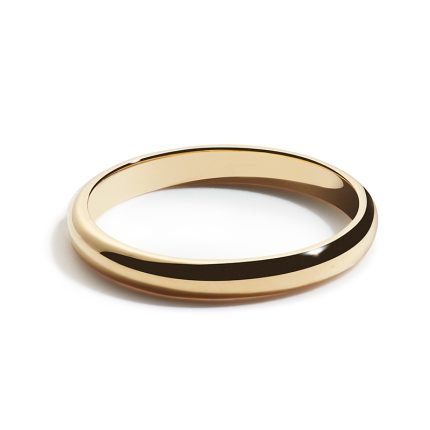 Yellow Gold Wedding Rings - Classic English | Mosso