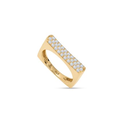 Anillo Mosso Quadrato