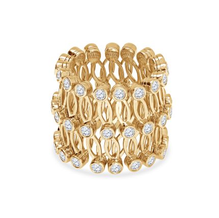 Women's Gold Expandable Ring | Mosso