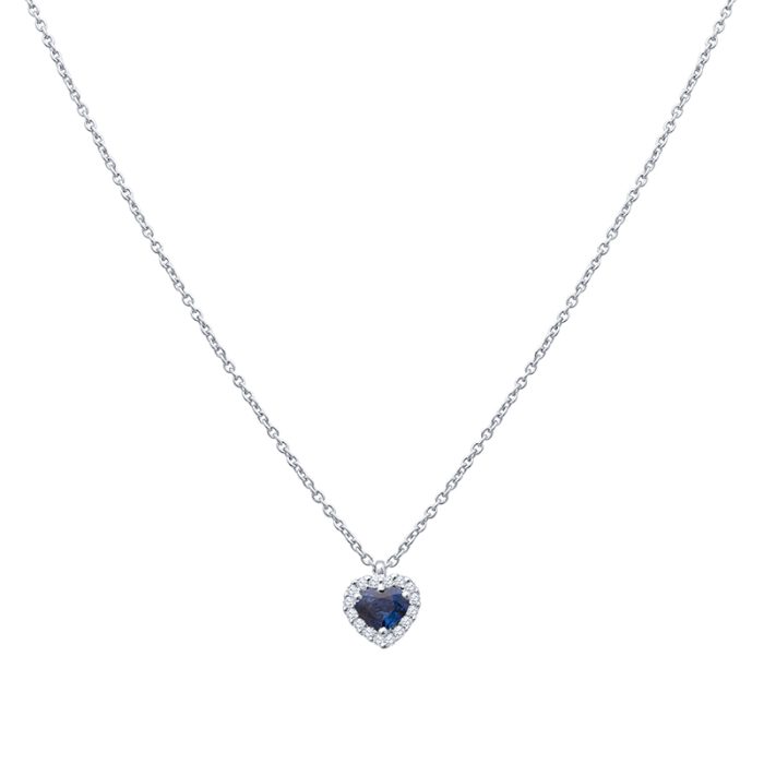 Mosso Cuore Blu Pendant