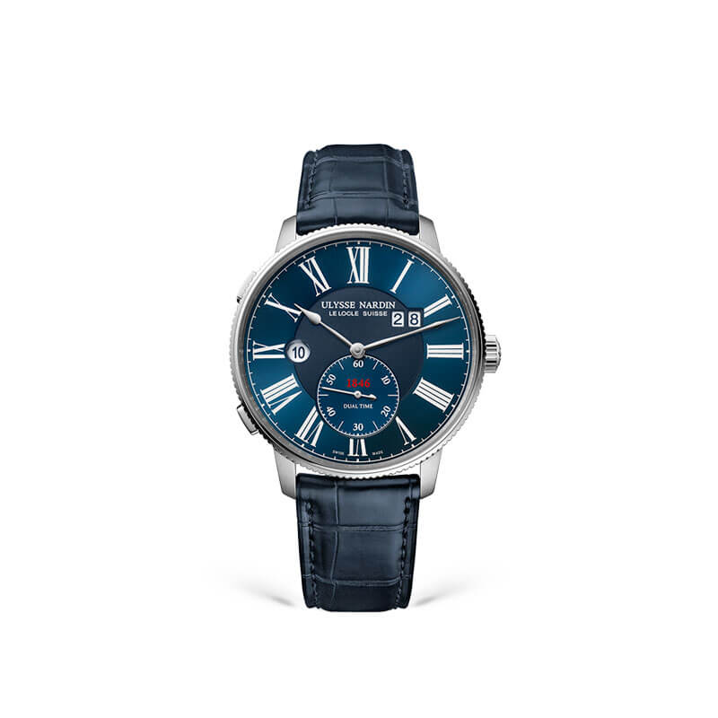 Marine Torpilleur Dual Time 44mm