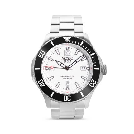 White Men's Water Resistant Sports Watch - Sport | Mosso