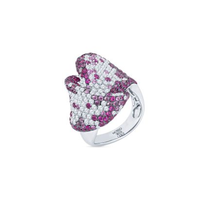 Anillo Moss NODO ZAFFIRO ROSA | Mosso