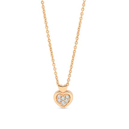 Pendant Mosso Cuore Passione Rosa