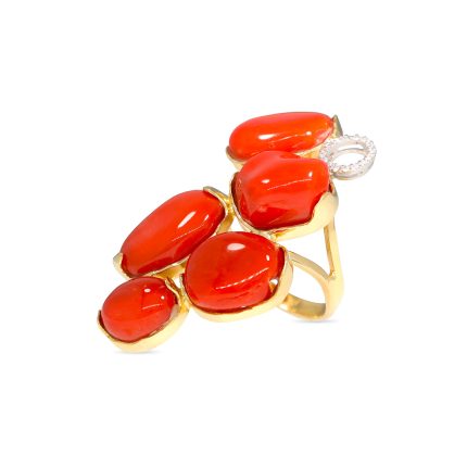 Women's Etruscan Hoops - Rosso Dolce Mosso