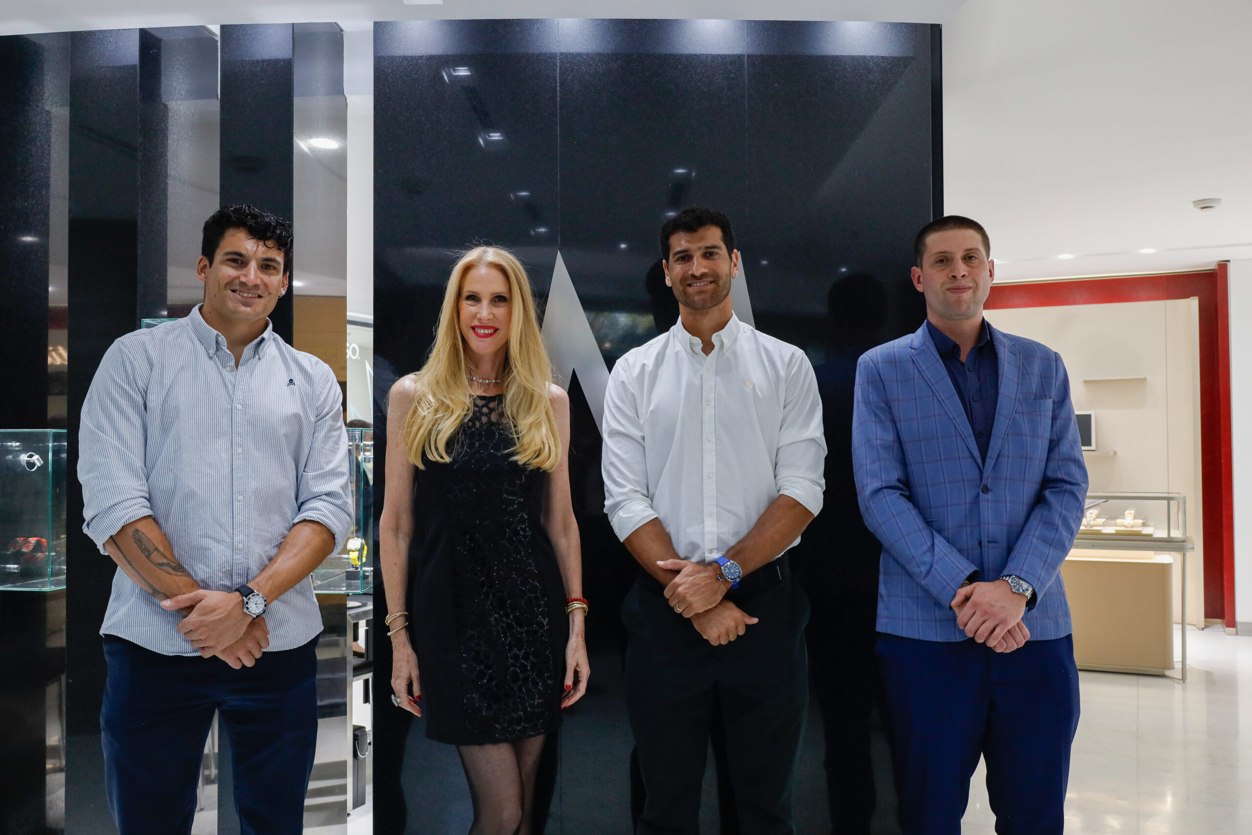 Marco Grimalt, Claudia Larraguibel, Esteban Grimalt, Ernesto Mosso Larraguibel